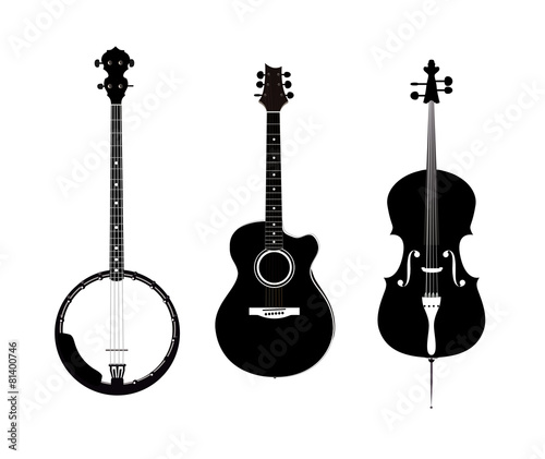 Banjo, Acoustic Guitar and Banjo