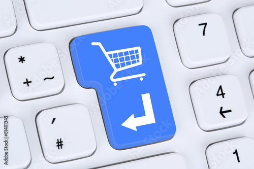 Online Shopping E-Commerce bestellen und einkaufen im Internet