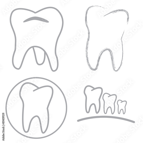 Tooth sign icon
