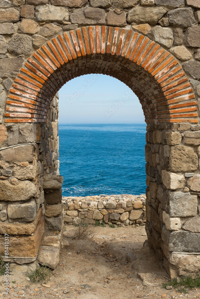 Arch overlooking the sea