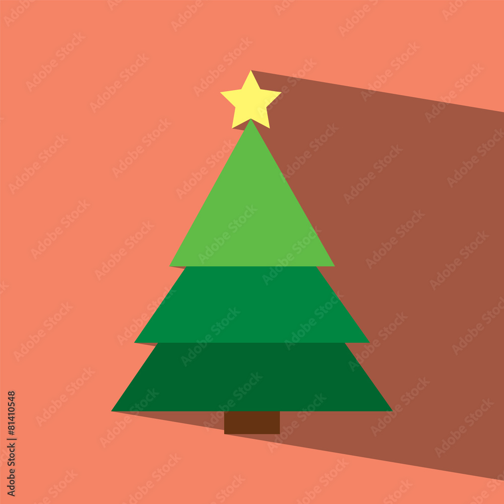 christmas tree flat icon vector illustration eps10 christmas tree flat icon vector illustration eps10