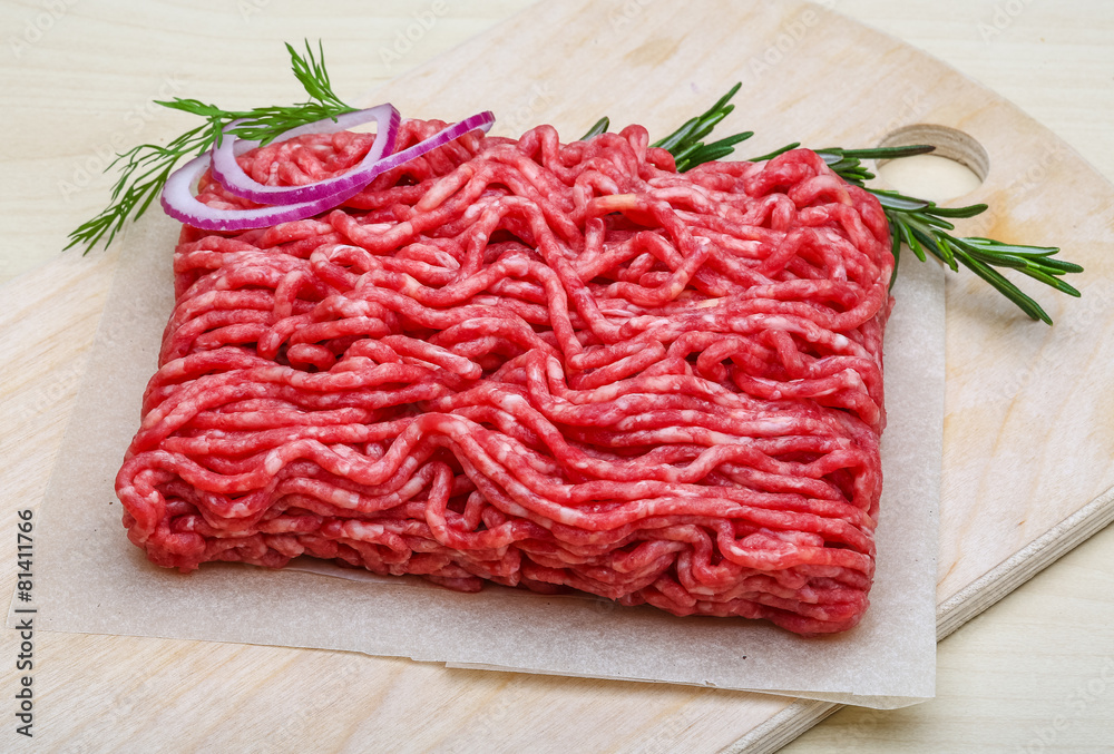 Raw beef minced meat Raw beef minced meat