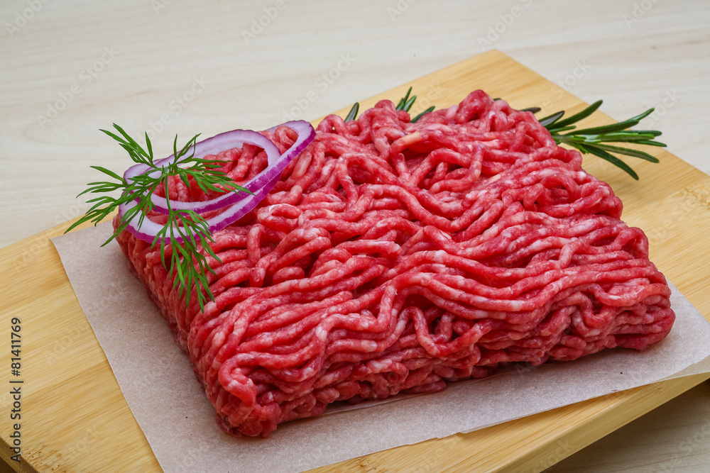 Raw beef minced meat Raw beef minced meat