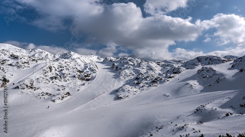 Vogel ski resort in Bohinj in Julian Alps © zkbld