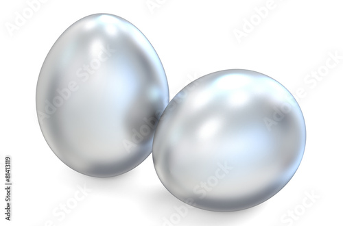 metallic eggs