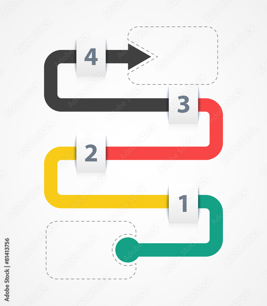 infographic four options infographic four options