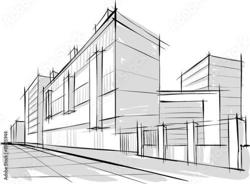 Architecture sketch of building