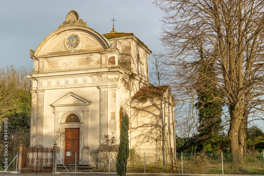 Facade of Italian XVII Century church
