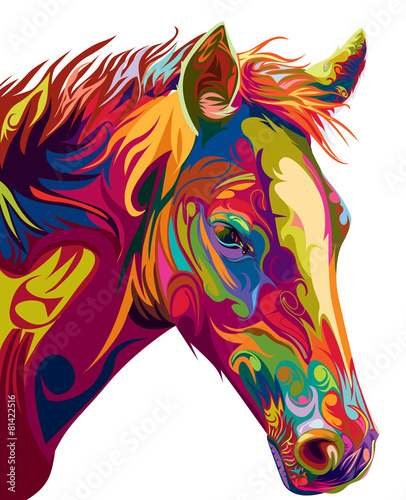 Head Horse Vector