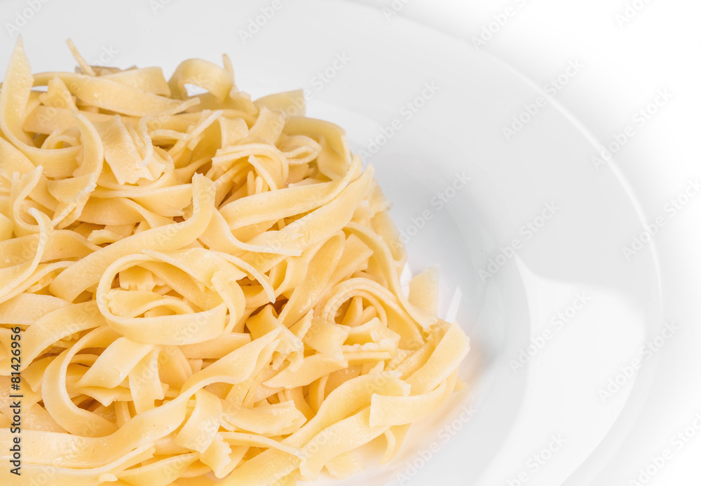 homemade tipycal italian pasta close-up