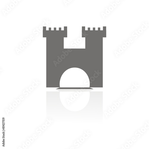 Icono castillo 2 FB reflejo