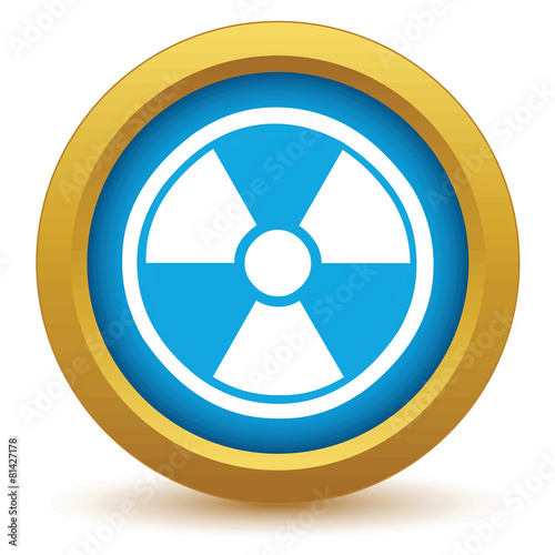 Gold nuclear icon