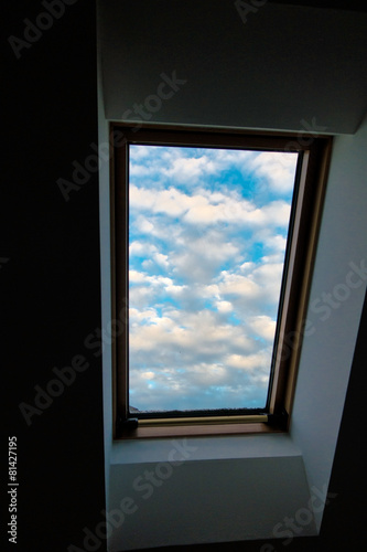 Himmel  Wolken  Dachfenster