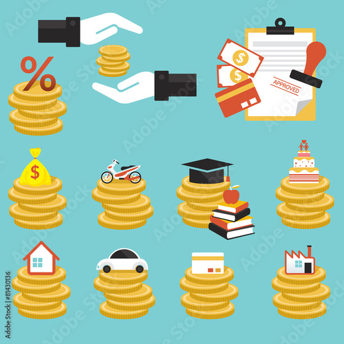 Loan, Coins with Objects Credit
