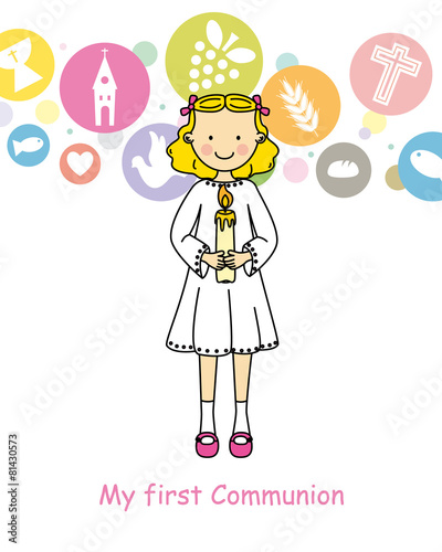 Girl First Communion