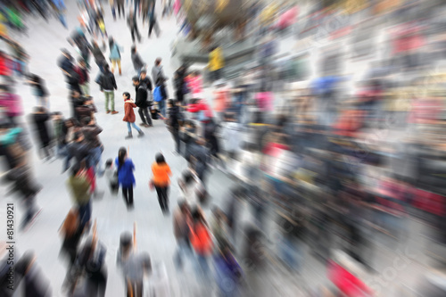 Canvas Print Crowd People