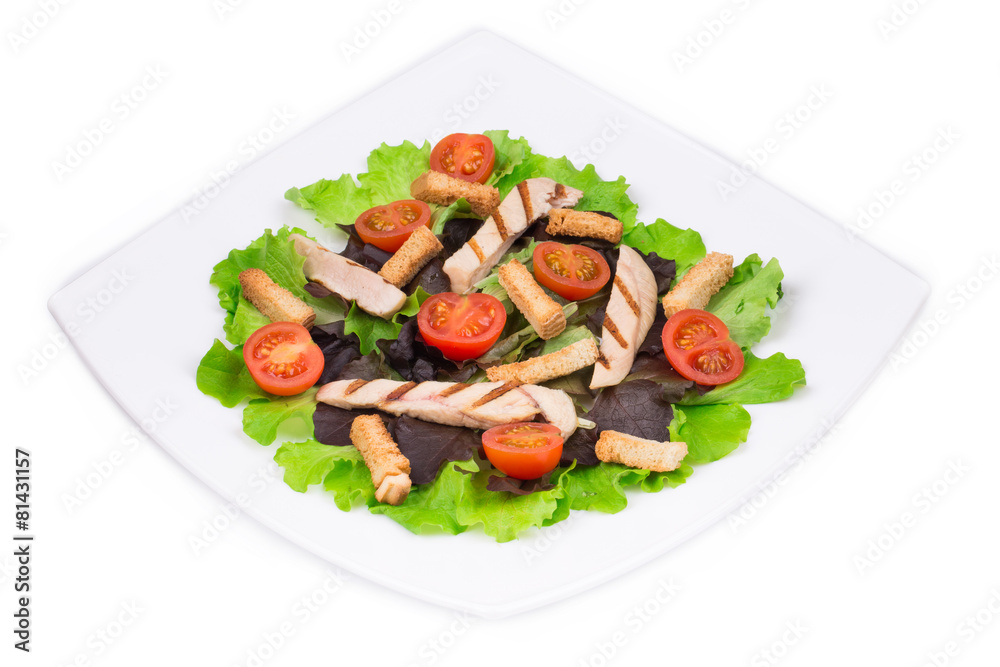Beautiful caesar salad. Beautiful caesar salad.