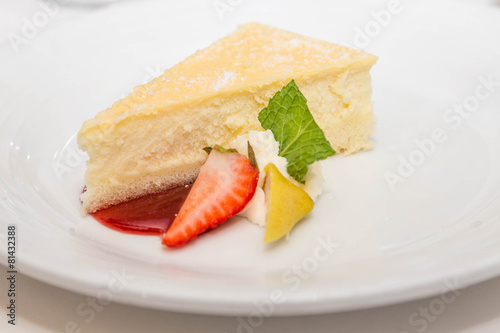 Cheesecake with Garnish