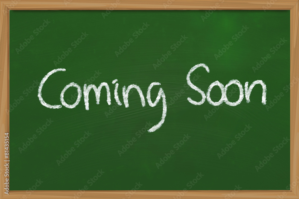 Fototapeta premium Coming Soon
