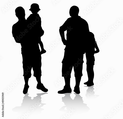 fathers and children together