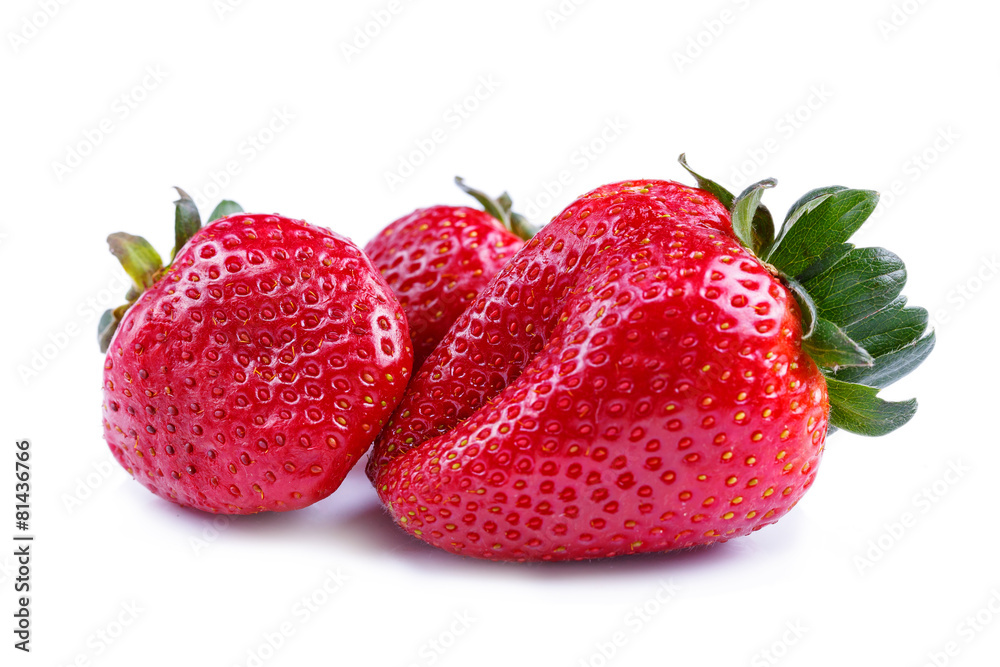 Tasty strawberry on a white background. Tasty strawberry on a white background.