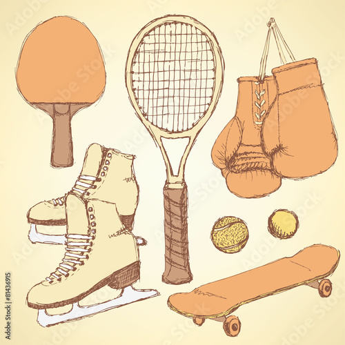 Sketch sport equipment