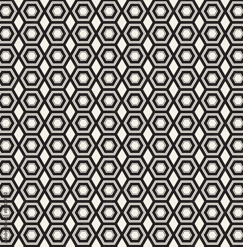 Geometric seamless pattern design from easy shape Geometric seamless pattern design from easy shape