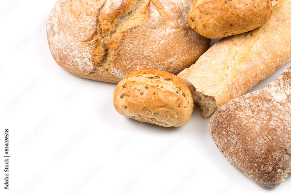 Composition with bread Composition with bread