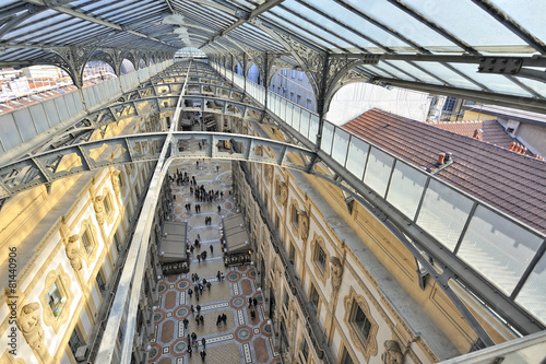 Milano Galleria Vittorio Emanuele dall'alto