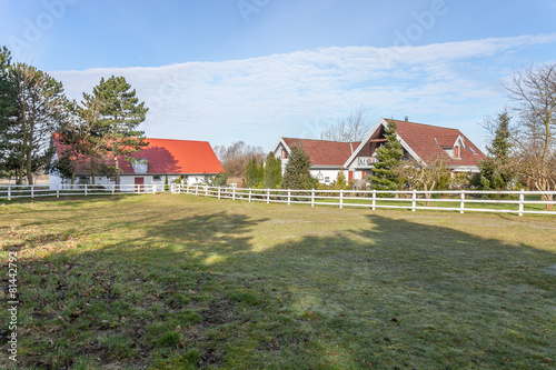 Farm house and paddock