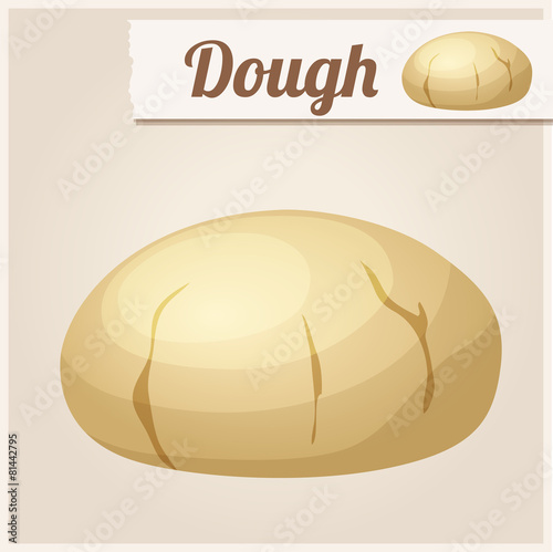 Dough. Detailed Vector Icon