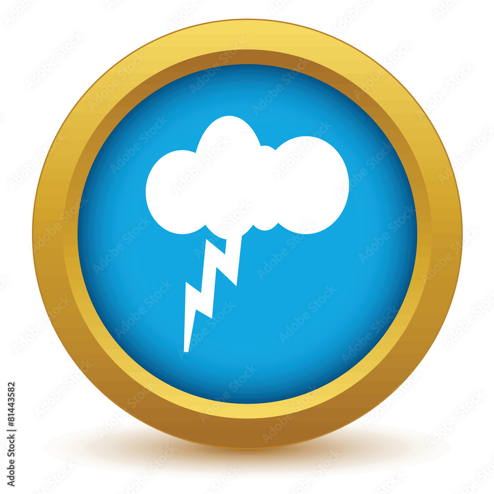 Gold storm icon
