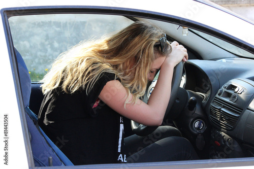 tired women driving © mina92