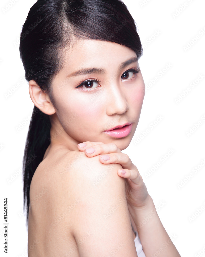 beautiful Skin care woman Face
