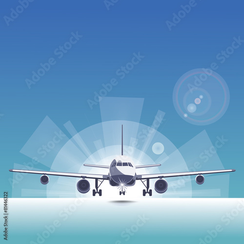 Landing plane