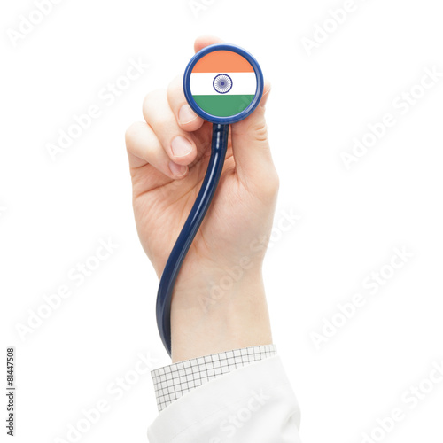 Stethoscope with flag series - India