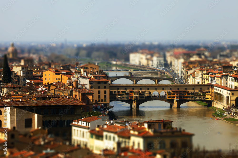 Ponte Vecchio in Florenz, Toskana