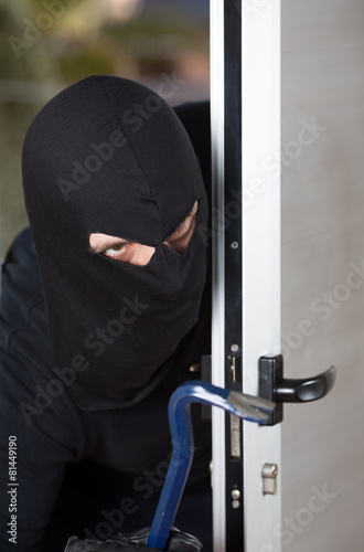 Fototapeta Home burglar