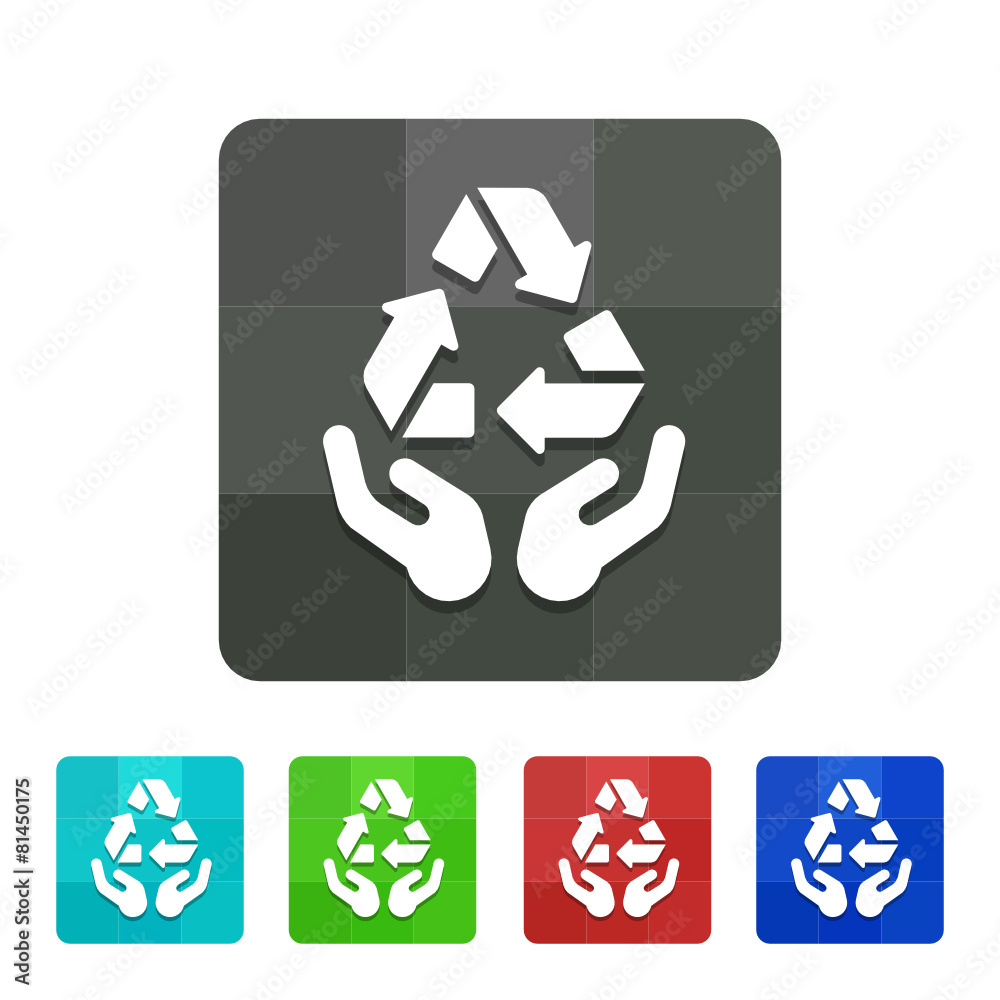 Obraz premium Modern App Button
