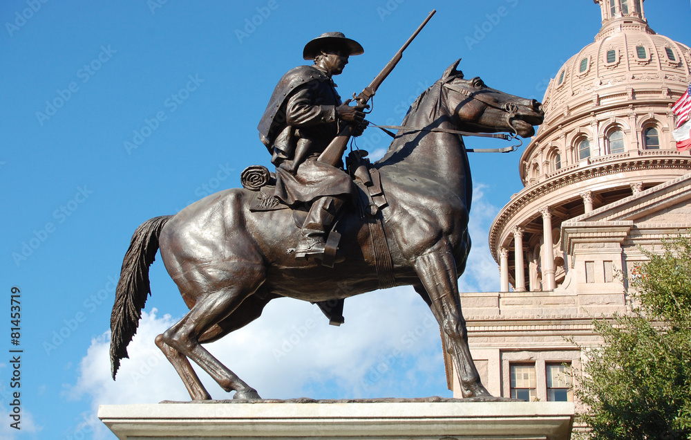 Obraz premium Texas Ranger Statue