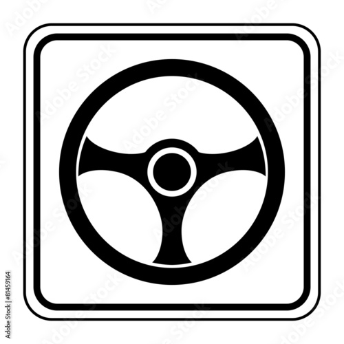 Logo volant. Voiture.