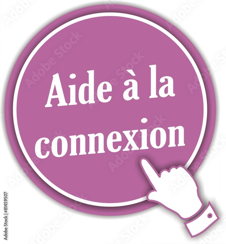 bouton aide à la connexion