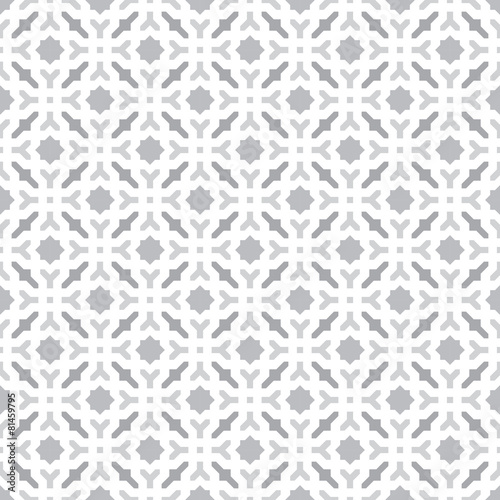 Abstract Decorative Geometric Light Gray & White Background