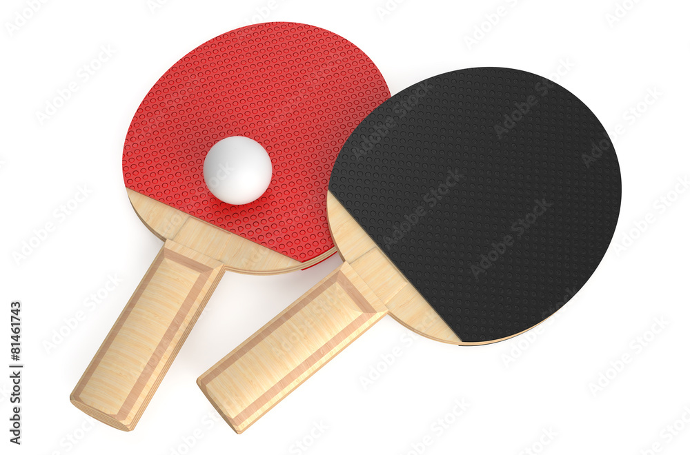 ping-pong rackets and ball ping-pong rackets and ball