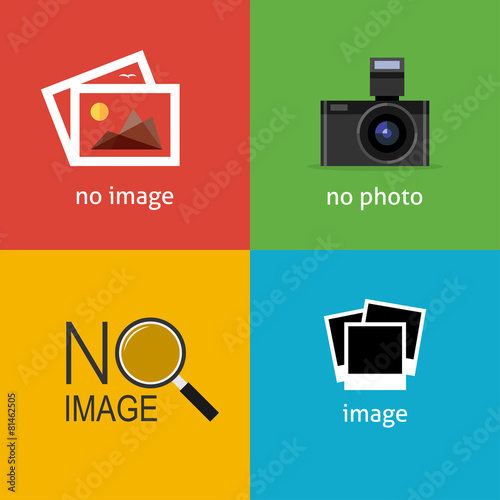 No image signs for web page.