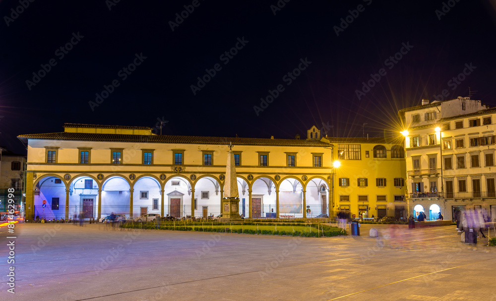 Piazza Santa Maria Novella in Florence - Italy