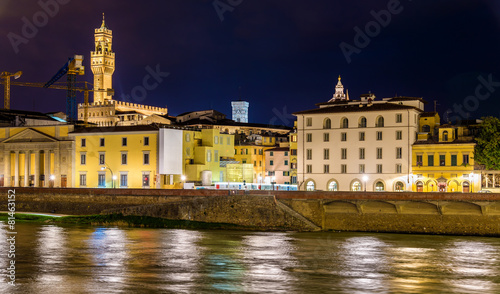 View of Florence over the River Arno - Italy