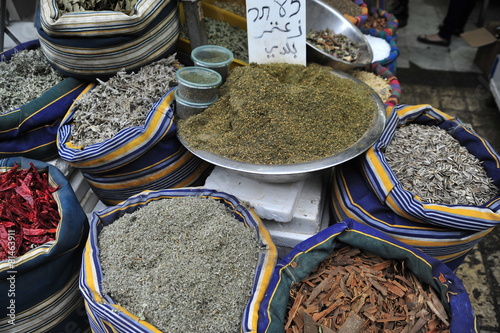 Spice market in old Acre photo