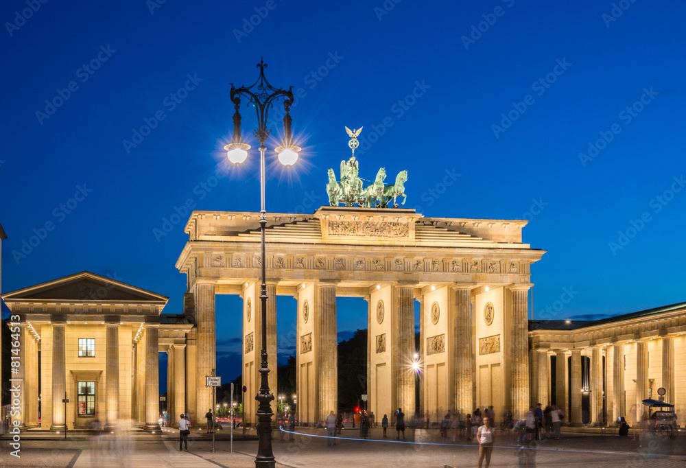 Berlin - AUGUST 4, 2013: Brandenburg Gate on August 4 in Germany