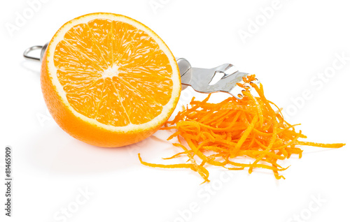 Принти на полотні Orange zesting